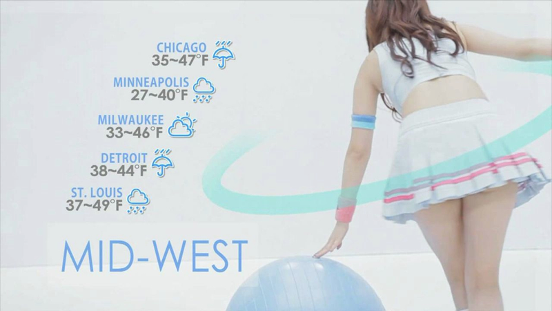 Illustration for article titled The Dancing, Cosplaying Girls Out To Make the Weather Fun